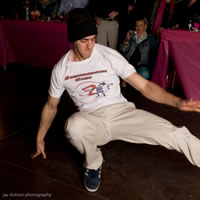 Performing for a crowd